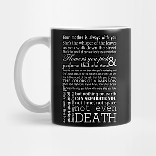 Mom poem (invert) Mug